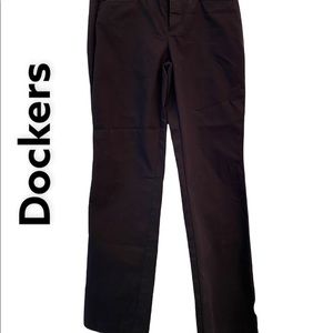 Dockers Black Khaki Pants sz 4